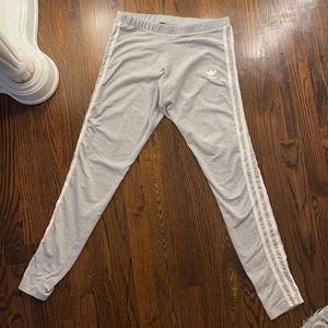 Grey Adidas leggings